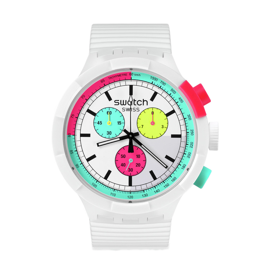 Orologio Swatch Unisex THE PURITY OF NEON SB06W100