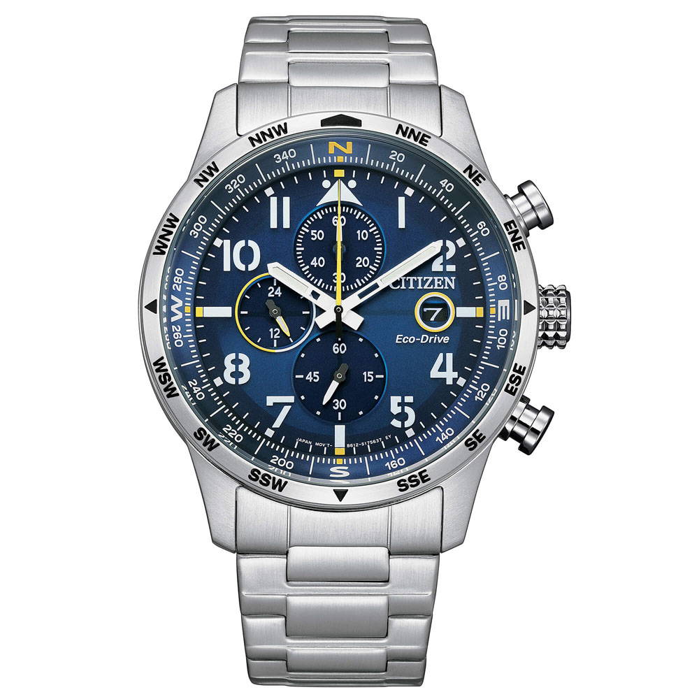 Orologio uomo CITIZEN Aviator blu CA0790-83L