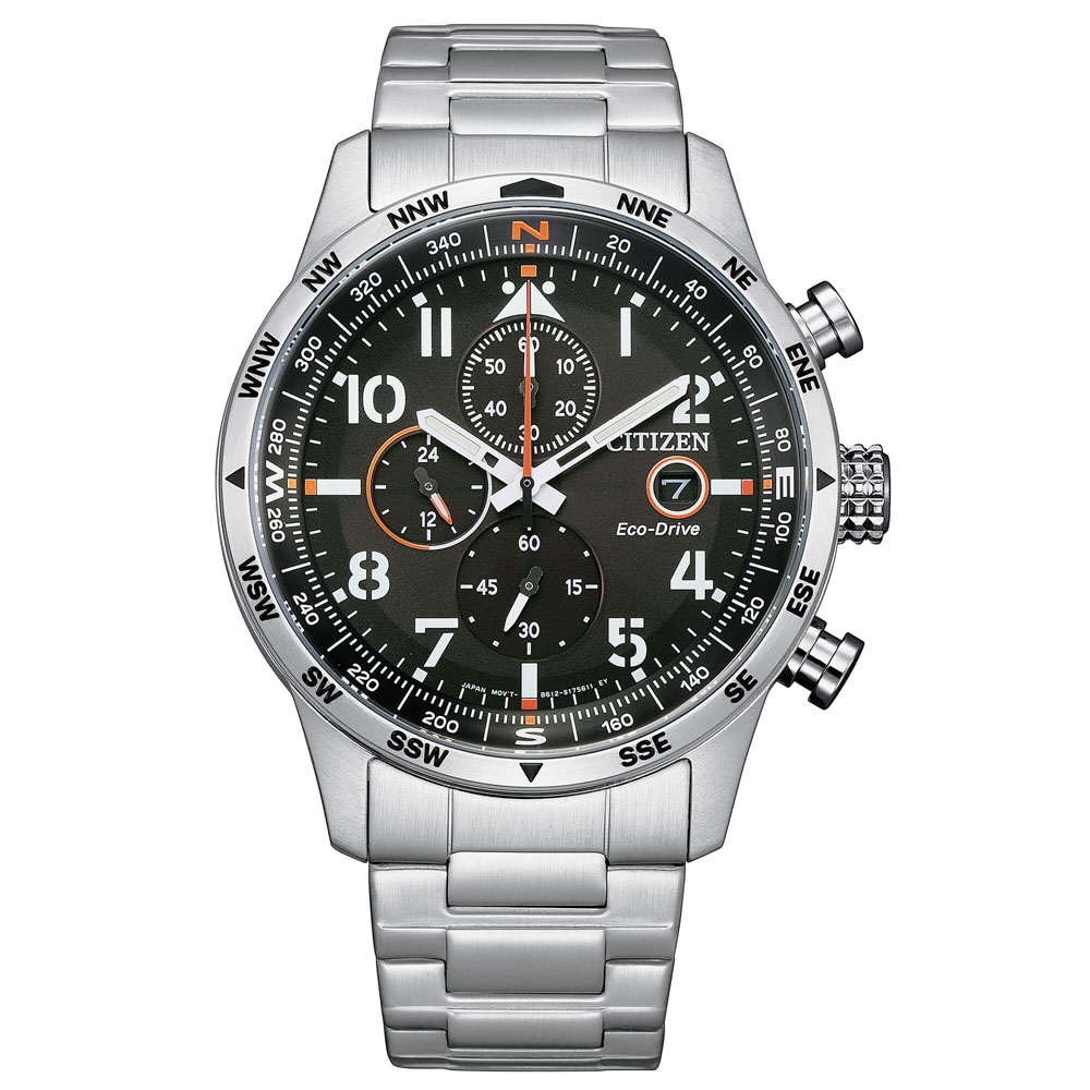 Orologio uomo CITIZEN Aviator nero CA0790-83E