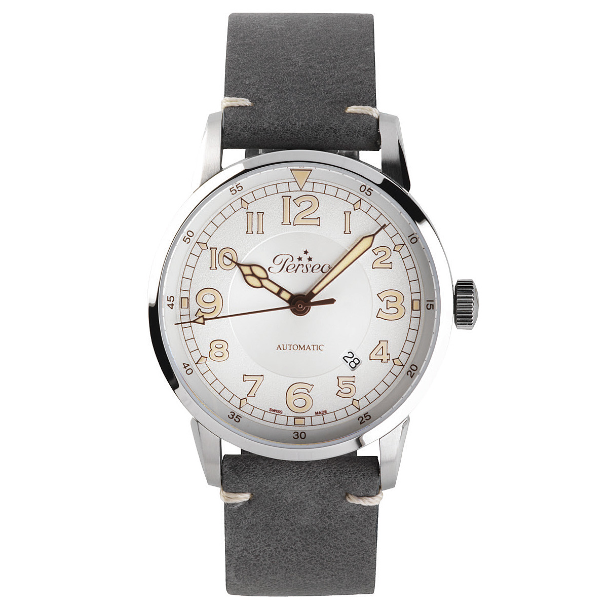 Orologio Uomo Perseo Automatico 6069 quadrante bianco