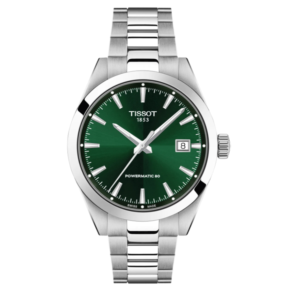 Orologio uomo Tissot Gentleman 38mm Verde T165.807.11.091.00