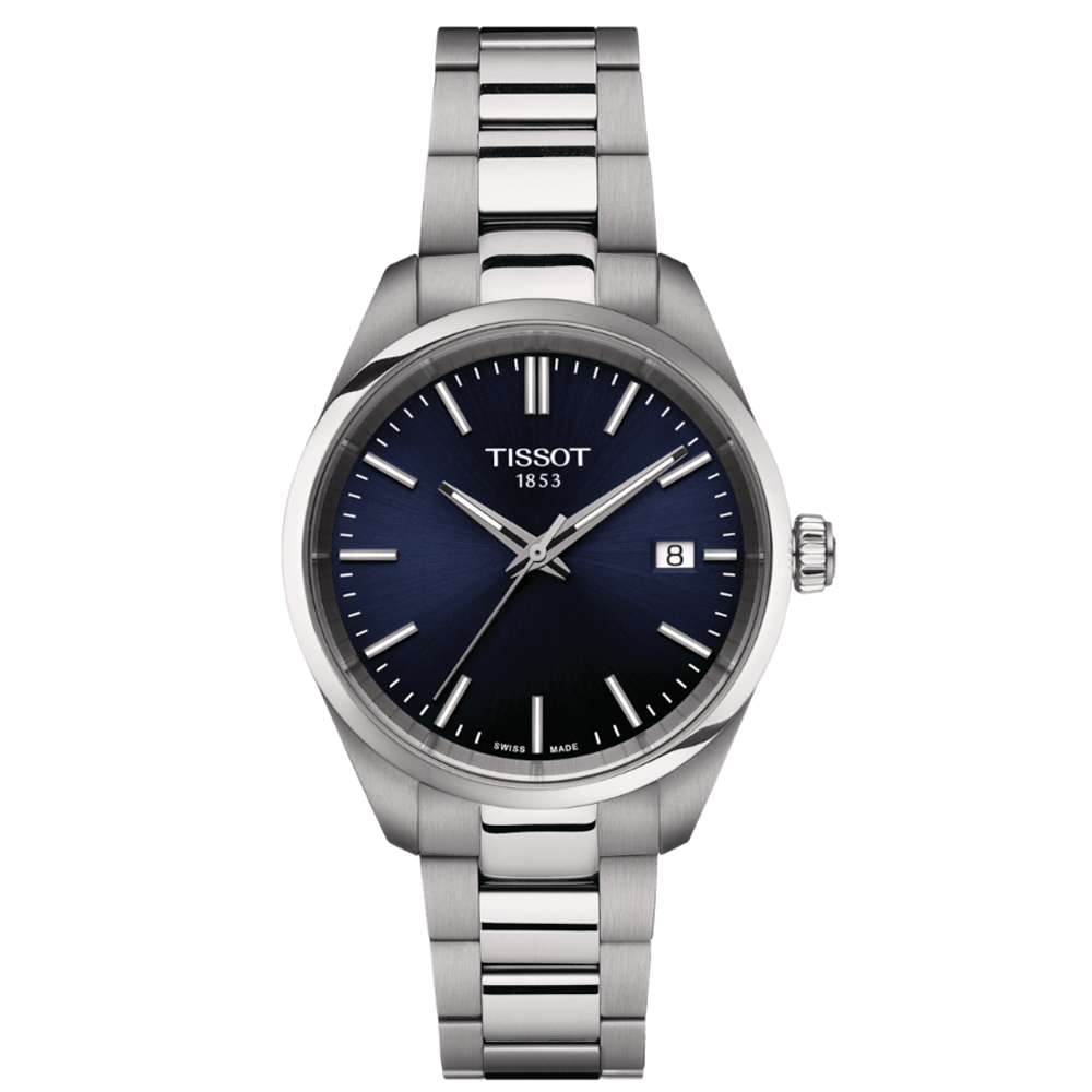 Orologio uomo Tissot PR100 34 mm Blu T150.210.11.041.00