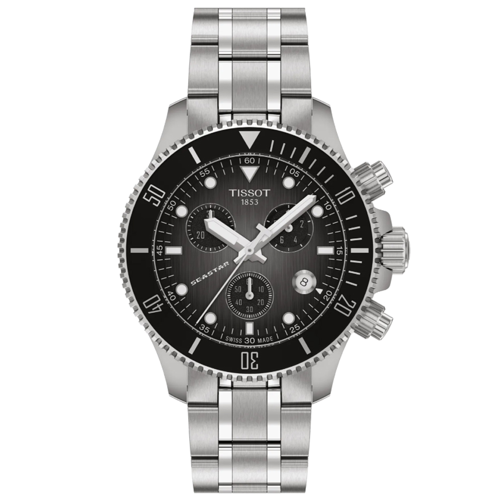 Orologio uomo Tissot Seastar 1000 Quartz Chronograph 38 mm T120.217.11.061.00