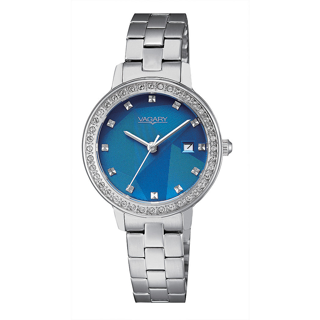 Orologio Vagary da donna blu con cristalli al quarzo IU1-417-71