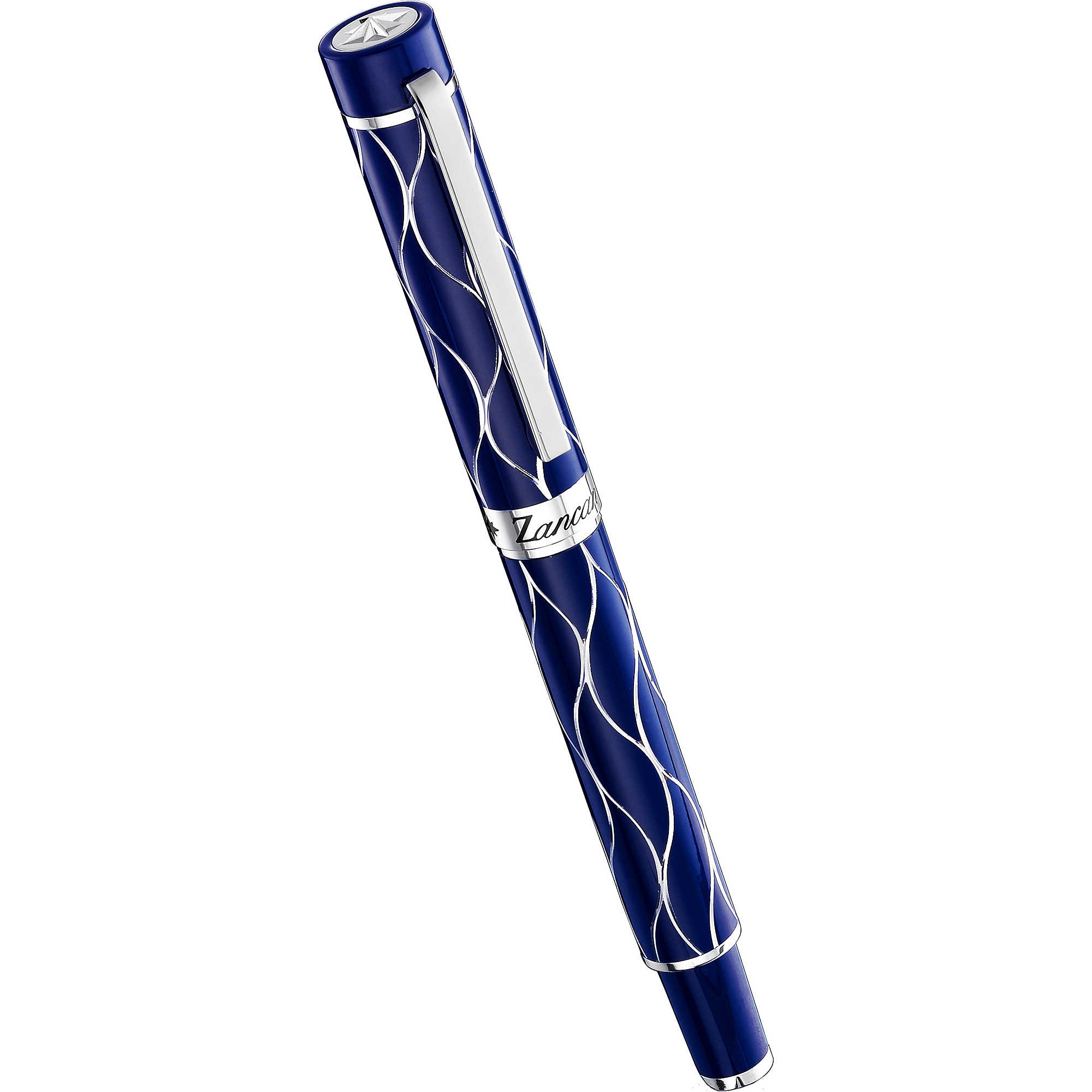 Penna Zancan in resina blu HPN 013 penna a sfera da uomo