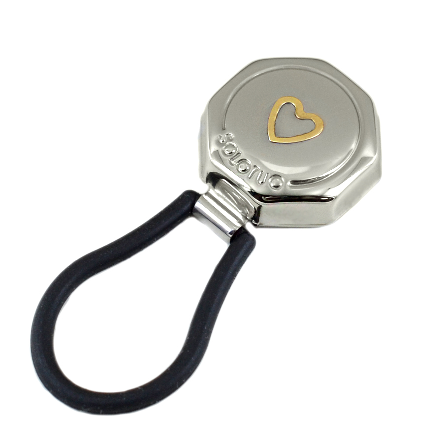 Solotuo Glass holder with 18 kt gold Heart  AO4039