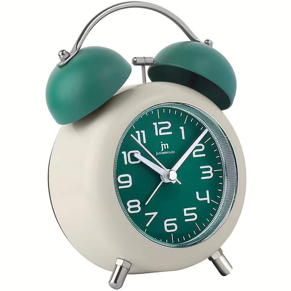 Sveglia al quarzo campana silenziosa colore Verde