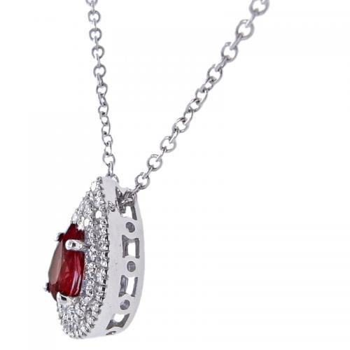COLLANA UOMO IN TITANIO, ORO ROSSO 18 KT, ORO ROSSO 9 KT, 40 DIAMANTI - MANO Jewels