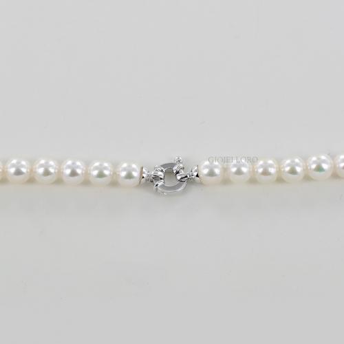 Perle Akoya Naturali Da 7-8x8-9 Mm, Perle Sciolte Filo Intero All - Foto 13