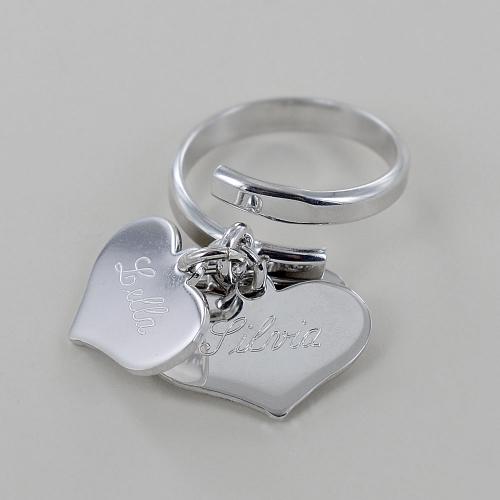 Anello tiffany ciondolo cuore hot sale