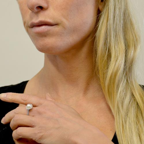 Anello con new arrivals tutti diamanti intorno