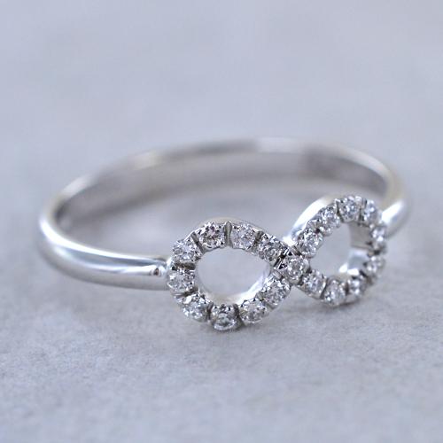 Anello con simbolo infinito new arrivals