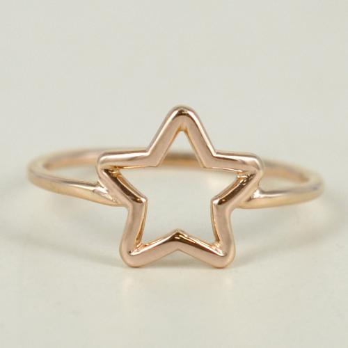 Anello stella oro clearance