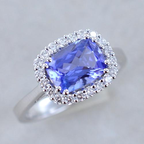 Anello Da Donna In Argento Sterling 925 Con Tanzanite Naturale E - Foto 6