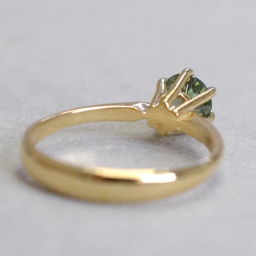 Anello In Oro Giallo 18 Kt Con Smeraldo 0.80 Ct E Diamanti 0.35 Ct :: Sorelle Ronco - Foto 6