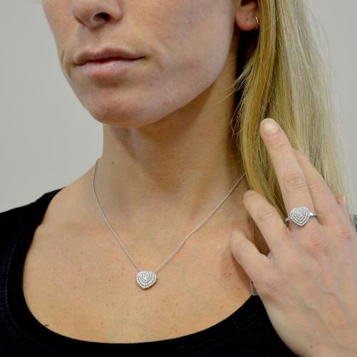 Anello salvini cuore hotsell