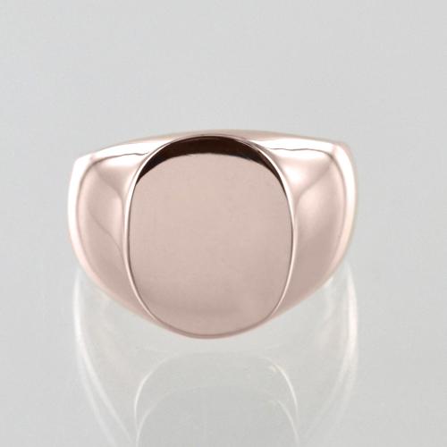 Anello da donna da mignolo con scudo in oro rosa Gioielloro La tua gioie