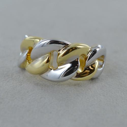Anello a catena con brillanti top