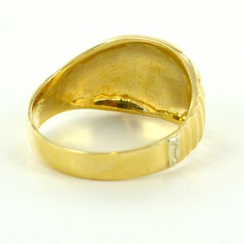 Acquista Anello da mignolo uomo Afdends in taglio Smeraldo 0.4 Carati