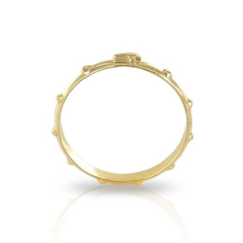 Anello Rosario in oro giallo 18 kt Gioielloro La tua gioielleria online