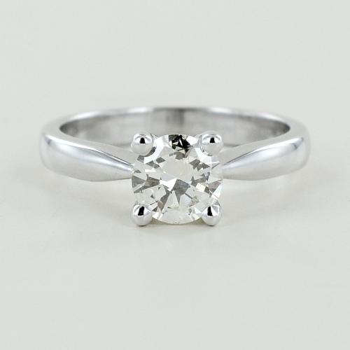 Anello solitario con diamante da quasi un carato colore J 0.86 carati Gioiell