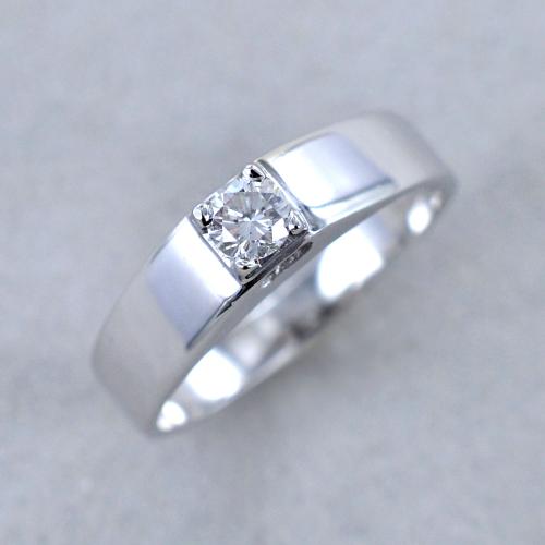 Solitario uomo clearance oro bianco