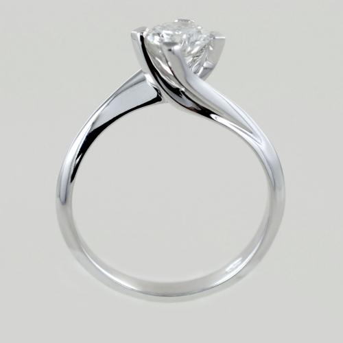 Anello Solitario grande Valentine con mezzo carato di diamante 0.65 carati Gi