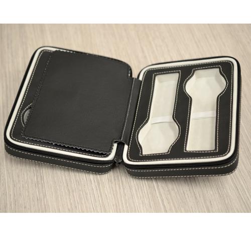 Astuccio Porta Orologi in pelle 4 posti custodia da viaggio Gioielloro L
