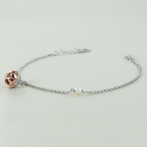Bracciale Donna Argento 925 Sette Arcangeli: Catena Rolo 10mm Con Medaglione Fronte-Retro E Chiusura Moschettone, 17+3 Cm - 4