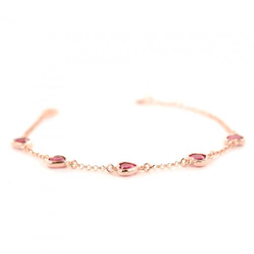 Sagapò bracciale rigido con ciondolo a forma di cuore