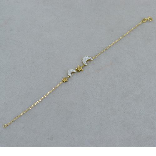 BRACCIALE MEEDI | Bracciale con Luna in Argento | San Saru