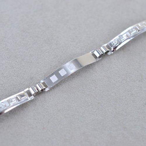 Bracciale da uomo in argento da 5 mm / Braccialetti in argento con