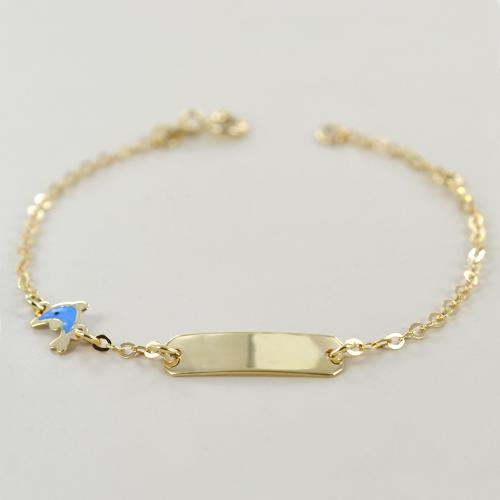 Bracciale Rigido In Acciaio Inox Placcato Oro 18K Con Delfino E Pallone Da Basket - Gioiello Per Amanti Del Mare E Dello Sport