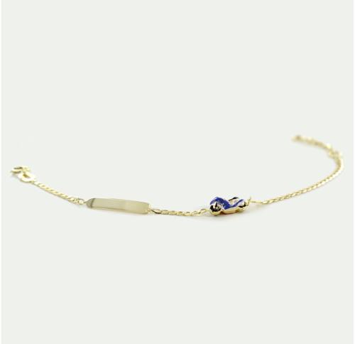 Italyanissimo Bracciale per tifosi in macramè e Argento 925 rodiato oro bianco con smalti. Rosso nero stile milan. (Taglia S) 16-17 - 18 cm