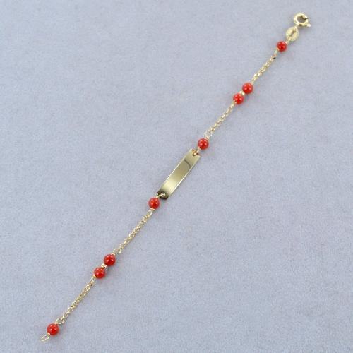 Monde Petit Bracciale Bimbi In Oro 18k (750) | Due Colori, Con Scatola Regalo E Certificato Di Garanzia