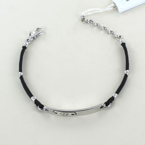 Braccialetto Bambino Argento 925 Con Pallone Da Calcio Smaltato - Piastrina Personalizzabile Con Nome - Regalo Per Nascita, Battesimo, Comunione - Foto 3