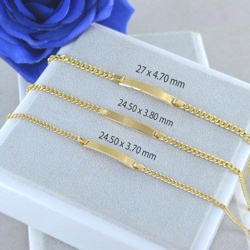 Acquista Bracciale da donna Newhar in taglio Rotondo 0.18 Carati , Oro Giallo 750 Smeraldo