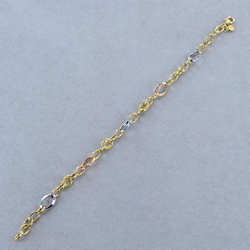 Mondepetit Bracciale Donna Oro Giallo 9K - Segno Zodiacale Capricorno - 18 Cm, Con Scatola Regalo E Certificato Di Garanzia
