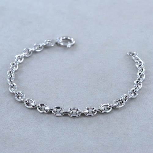 Bracciale Donna a catena in oro bianco Gioielloro La tua gioielleria on