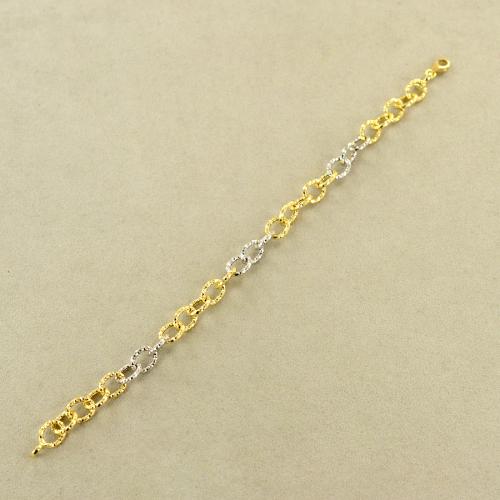 Cavigliere Ghiacciate Con Catena A Maglie Cubane In Oro - Foto 6