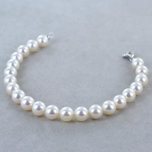 Filo Di Perle AKOYA 6.00-6.50 Mm Con Chiusura In Oro - Foto 8