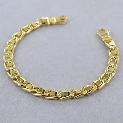 Bracciale Uomo Donna Vintage Occhio Surfista - Regalo Moda - Marrone E Oro - Foto 2