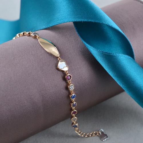 Nanana♡ Bracciale Nanan da bambina/o con zirconi multicolor