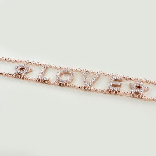 Bracciale Donna In Argento Con Lettere – Gioiello Personalizzato