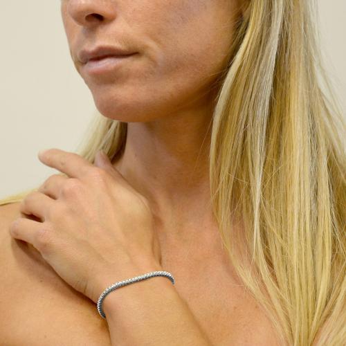 Bracciale Tennis da un carato in oro e Diamanti Salvini