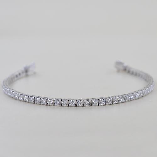 Bracciale tennis in oro con diamanti da 4 carati Gioielloro La tua gioie