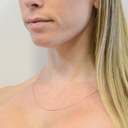 Collana Bois De Rose Oro Rosa E Diamanti - Foto 6