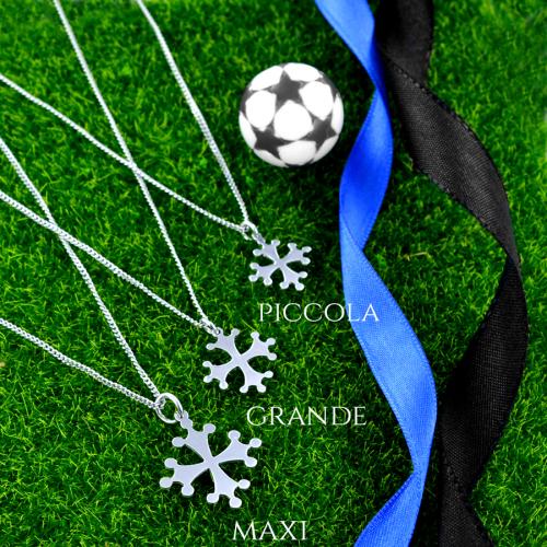 Collana Vintage In Argento Sterling Con Croce Floreale - Catena Italiana, Ciondolo Crocifisso, Gioielleria Raffinata Unisex, In Scatola - Italia - Foto 6