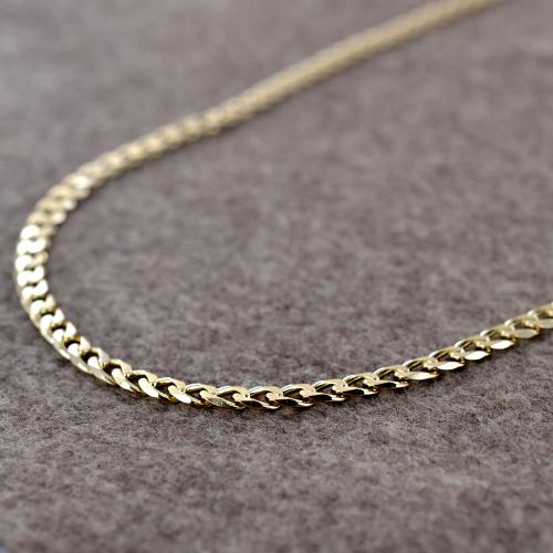 1,6mm Catena Groumette Collana IN Oro Collier 333 Oro 42cm