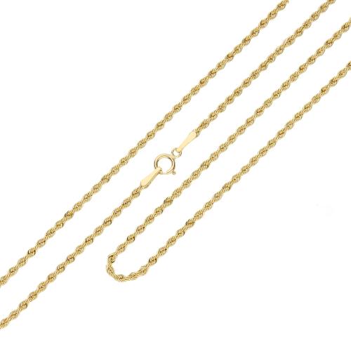 NKlaus Catena Cordoncino Oro Giallo 333 Massiccio | 45 Cm, Larghezza 2,7 Mm, Peso 7,3 G | Elegante E Senza Tempo